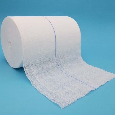 CE ISO Onaylı Hastane Absorbent Gaze Rolls Jumbo Big Roll 120cm x 1000m Üretici Gaze Roll