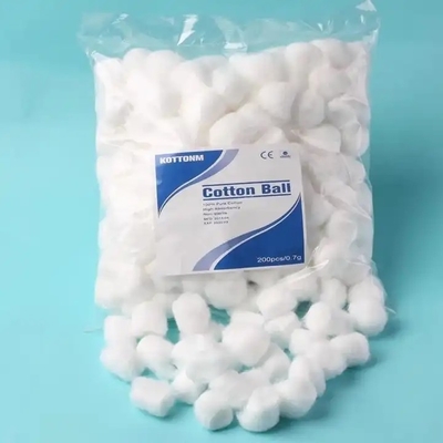 % 100 pamuklu yüksek emici tıbbi cerrahi tek kullanımlık pamuklu kaz topu