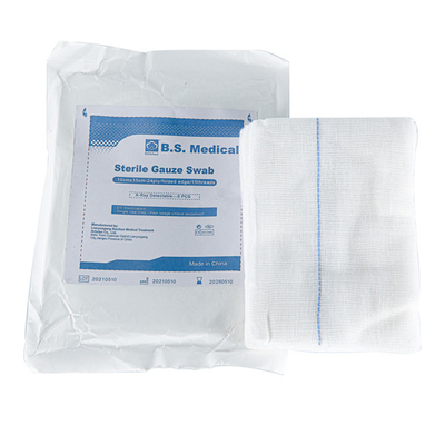 Steril olmayan/steril gaze sıkıştırma sünger tek kullanımlık tıbbi cerrahi emici X-ışını gaze pad