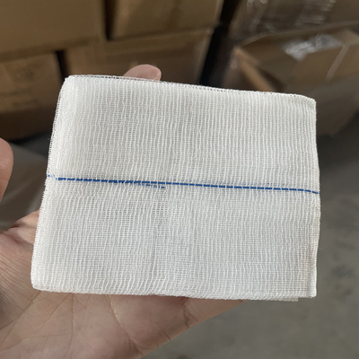 X-Ray Tıbbi Tek kullanımlık Ürünler ile Özel Steril Pamuk Absorbent Gaze Swabs Cerrahi Absorbent Gaze Swabs