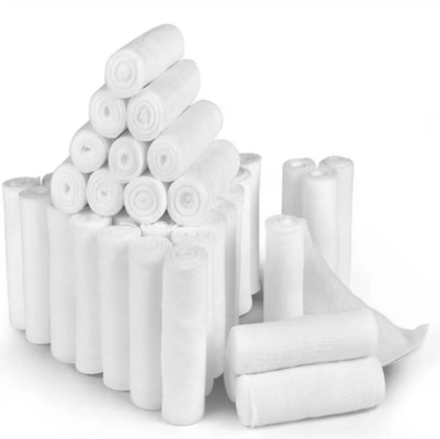 Özel Boyutlar Tıbbi Absorbant % 100 Hidrofil Gaz Bandaj Pamuk Gaz Rulo