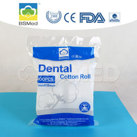 Tek kullanımlık diş tıbbi örgü pamuk rulları Dental diş pamuk rulları